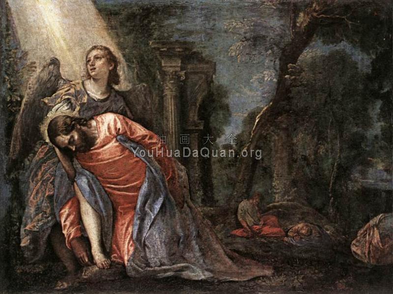 Christ in the Garden of Gethsemane - 保罗·委罗内塞